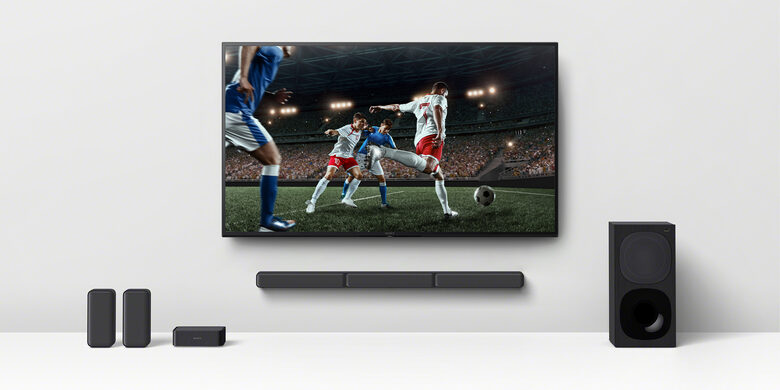 Sony HT S40R – Soundbar TV a 5.1 canali, dolby Digital, con autoparlanti posteriori wireless (Nero)
