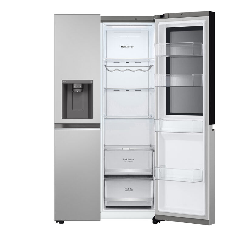 LG GSGV80PYLD Frigorifero A Libera Installazione Side-by-side , Fresh Balancer™,  Instaview, Wi-fi, Classe D, Argento