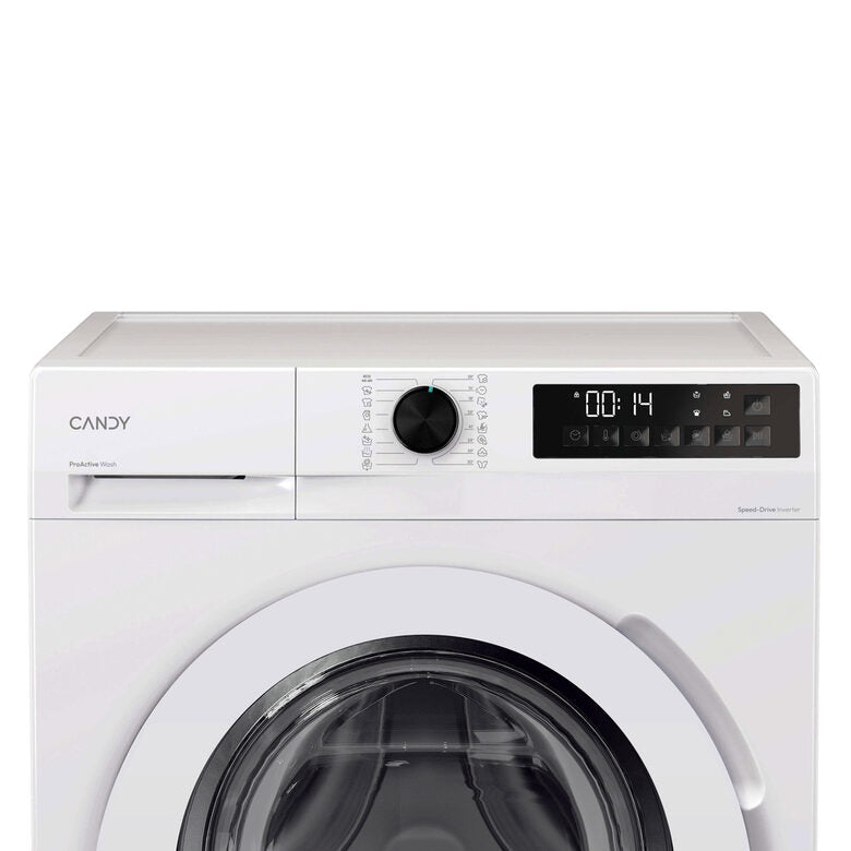 Candy GD 06SS6-S Prowash 300 Lavatrice A Libera Installazione 6 Kg, 1000 Giri, Classe A, Bianco, Inverter, Fresh Vapor, 8 Cicli Rapidi