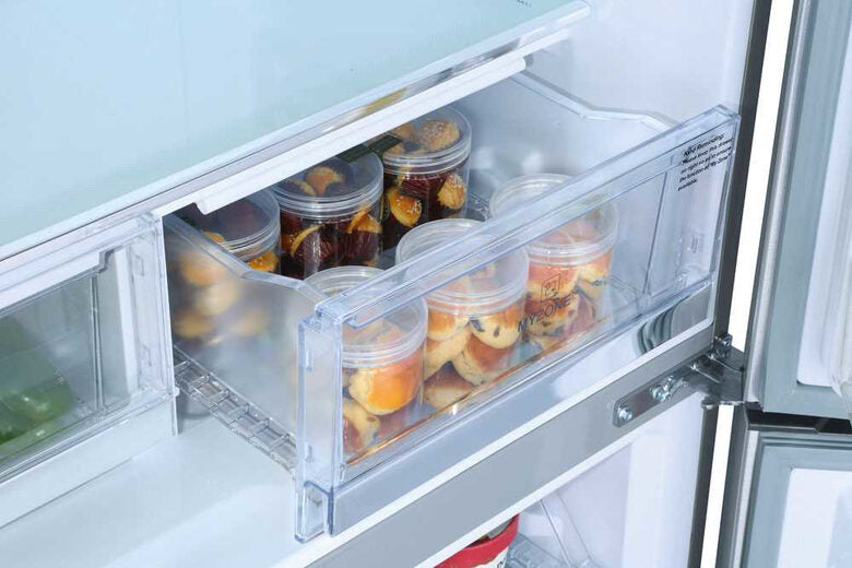 Haier Cube 83 Serie 5 HTF-452DM7 frigorifero multi-door Libera installazione 468 L F Acciaio inossidabile