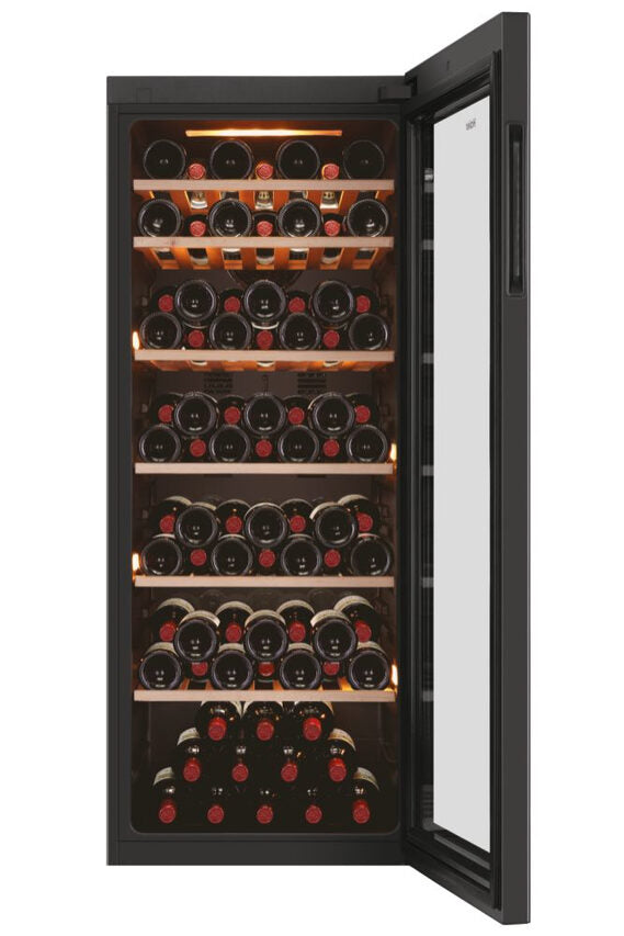 Haier Wine Bank 50 Serie 5 HWS84GA Cantinetta vino con compressore Libera installazione Nero 84 bottiglia/bottiglie