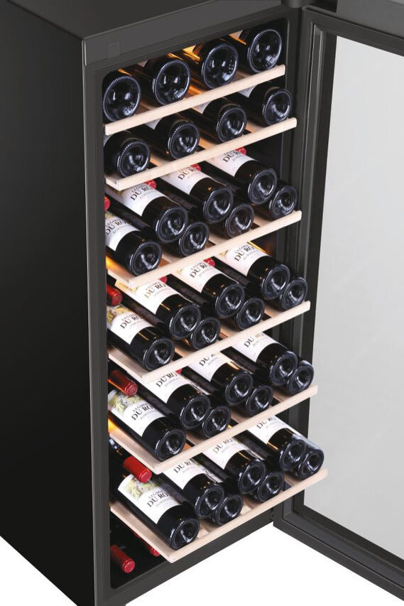Haier Wine Bank 50 Serie 5 HWS84GA Cantinetta vino con compressore Libera installazione Nero 84 bottiglia/bottiglie