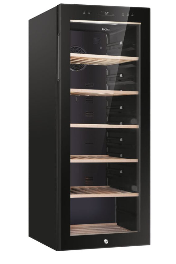 Haier Wine Bank 50 Serie 5 HWS84GA Cantinetta vino con compressore Libera installazione Nero 84 bottiglia/bottiglie
