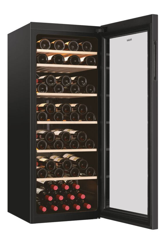 Haier Wine Bank 50 Serie 5 HWS84GA Cantinetta vino con compressore Libera installazione Nero 84 bottiglia/bottiglie