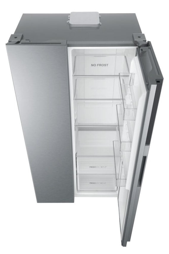 Haier SBS 90 Serie 3 HSR3918ENPG Frigorifero Side By Side Libera Installazione 528 L E Argento