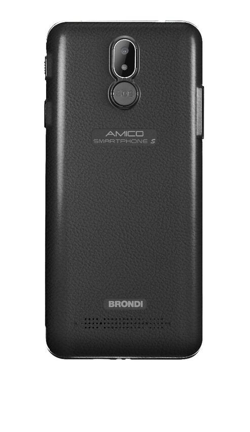 Brondi Amico S Nero 14,5 cm (5.7") Doppia SIM Android 8.1 4G USB tipo-C 1 GB 8 GB 2800 mAh