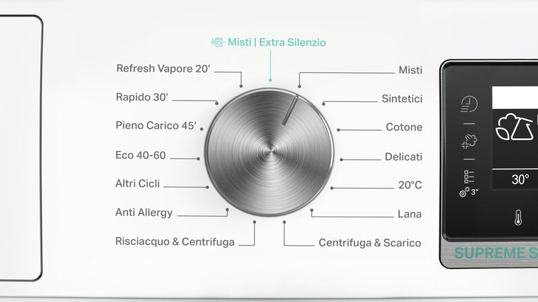 Whirlpool W6 W045WB IT lavatrice Caricamento frontale 10 kg 1400 Giri/min B Bianco