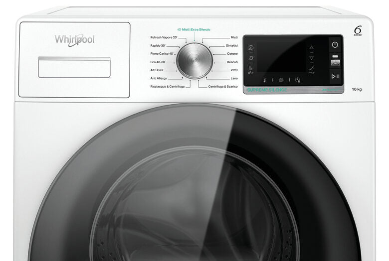 Whirlpool W6 W045WB IT lavatrice Caricamento frontale 10 kg 1400 Giri/min B Bianco