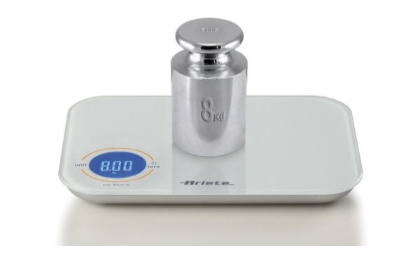 Ariete 0851/00 Bianco Superficie piana Rettangolo Bilancia da cucina elettronica