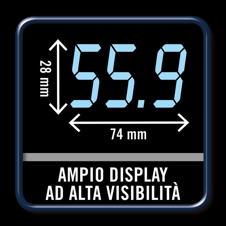 Imetec ES1 100 Rettangolo Blu Bilancia pesapersone elettronica