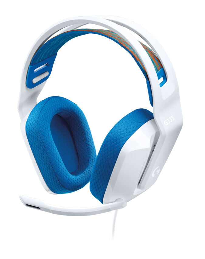 Logitech G G335 Auricolare Cablato A Padiglione Giocare Bianco