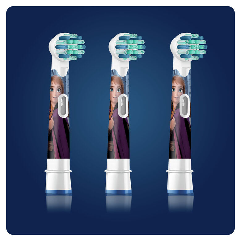 Oral-B Testina Di Ricambio per Spazzolino Kids Frozen. Confezione Da 3