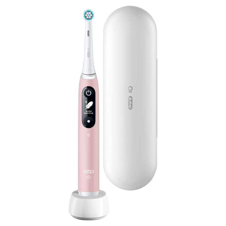 Oral-B iO 80351526 spazzolino elettrico Adulto Spazzolino a vibrazione Rosa, Sabbia