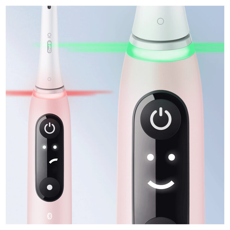 Oral-B iO 80351526 spazzolino elettrico Adulto Spazzolino a vibrazione Rosa, Sabbia