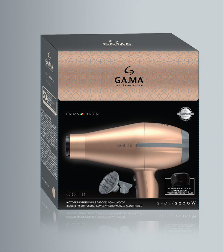 GA.MA GH3320 Phon Professionale 2200 W Oro