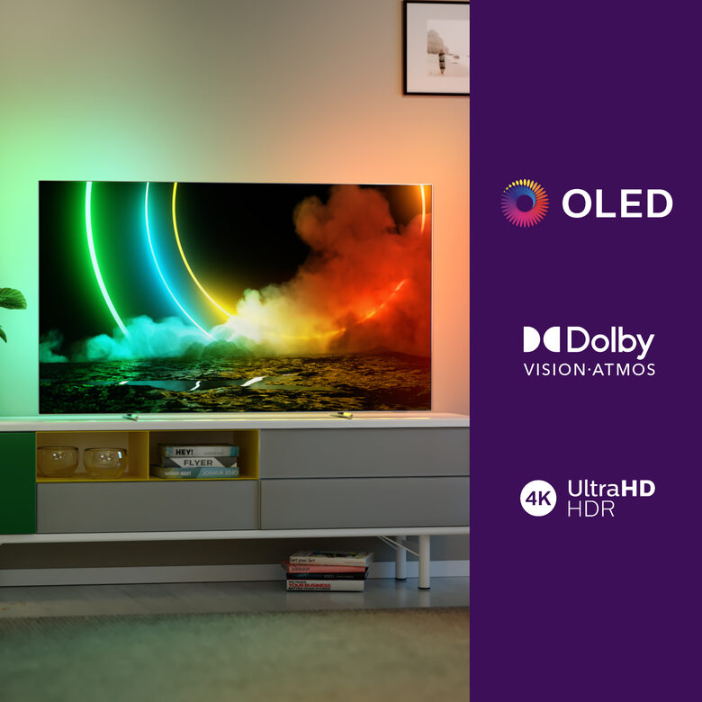 Philips 55OLED706/12 TV 139,7 cm (55") 4K Ultra HD Smart TV Wi-Fi Metallico