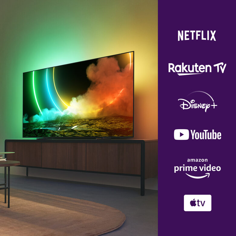 Philips 55OLED706/12 TV 139,7 cm (55") 4K Ultra HD Smart TV Wi-Fi Metallico