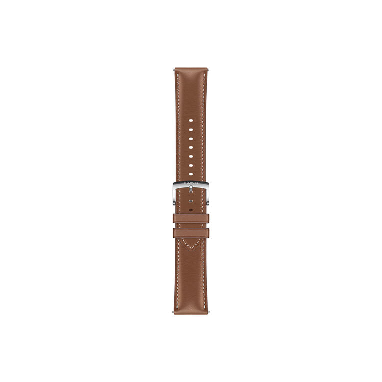 Huawei WATCH 3 L11E, Acciaio inossidabile, cinturino in pelle marrone