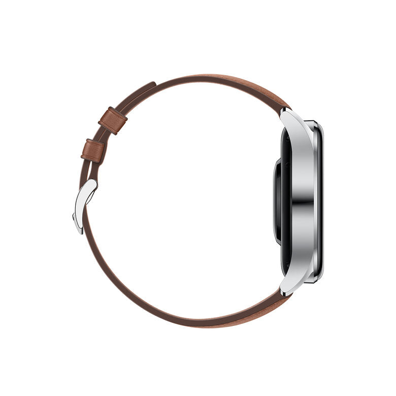 Huawei WATCH 3 L11E, Acciaio inossidabile, cinturino in pelle marrone