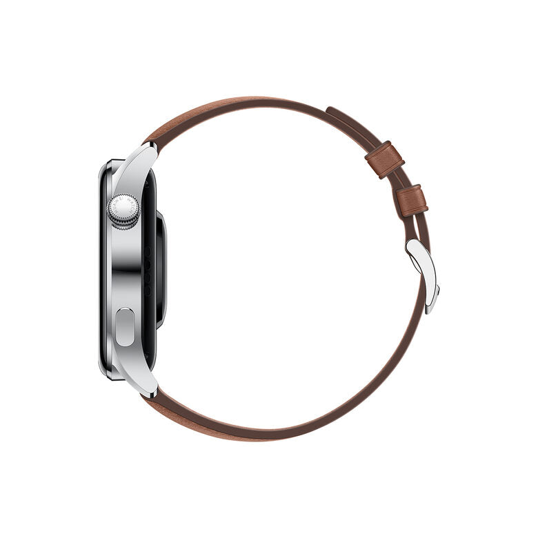 Huawei WATCH 3 L11E, Acciaio inossidabile, cinturino in pelle marrone