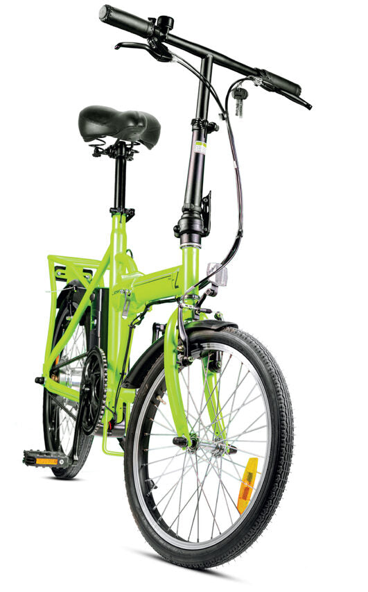 Smartway F2-L1S6-V bicicletta elettrica Verde Acciaio 50,8 cm (20") 22 kg Ioni di Litio