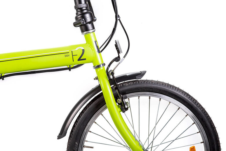 Smartway F2-L1S6-V bicicletta elettrica Verde Acciaio 50,8 cm (20") 22 kg Ioni di Litio