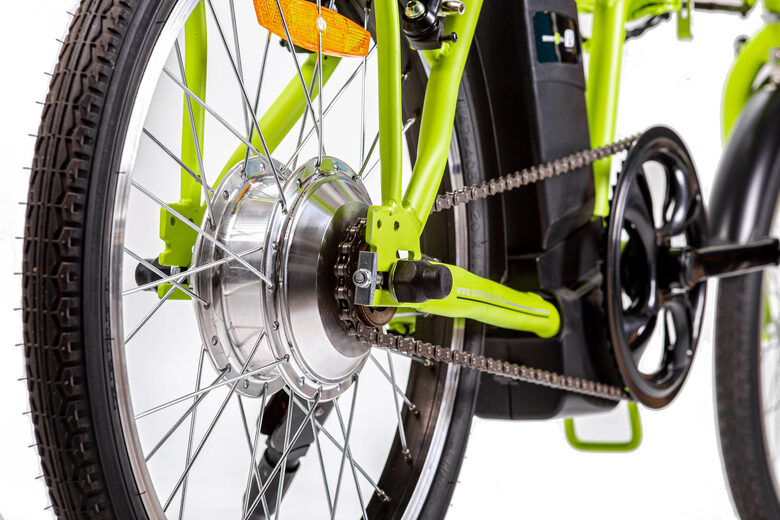 Smartway F2-L1S6-V bicicletta elettrica Verde Acciaio 50,8 cm (20") 22 kg Ioni di Litio