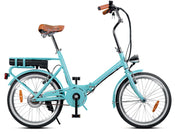 Smartway F3-L1S6-A bicicletta elettrica Turchese Acciaio 50,8 cm (20") 22 kg Ioni di Litio