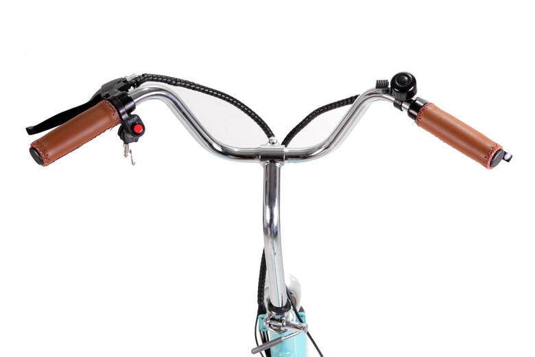 Smartway F3-L1S6-A bicicletta elettrica Turchese Acciaio 50,8 cm (20") 22 kg Ioni di Litio
