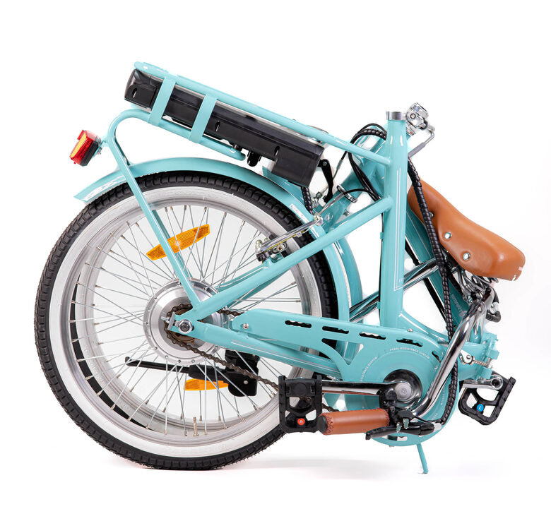 Smartway F3-L1S6-A bicicletta elettrica Turchese Acciaio 50,8 cm (20") 22 kg Ioni di Litio