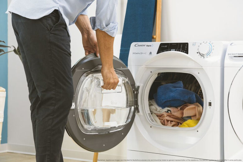 Candy RapidÓ ROE H10A2TCEX-S asciugatrice Libera installazione Caricamento frontale 10 kg A++ Bianco