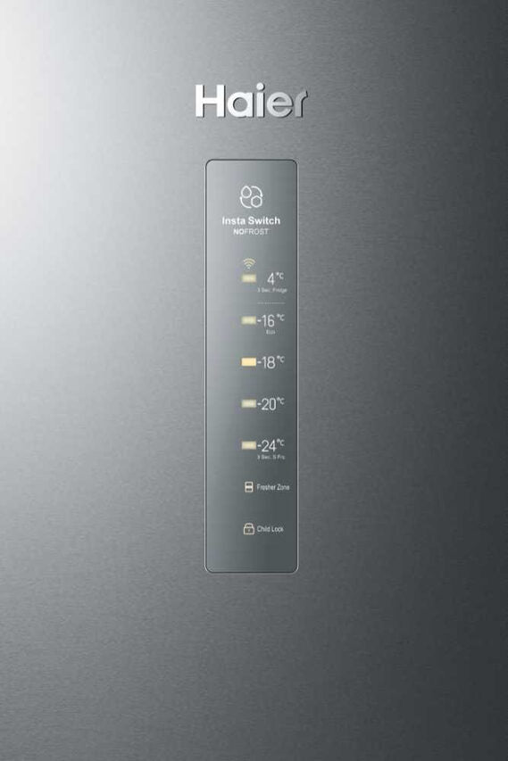 Haier H3F-320FSAAU1 Congelatore Verticale a Libera Installazione 330 L F Acciaio inossidabile