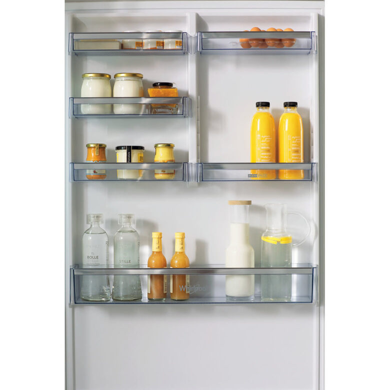 Whirlpool W84TE 72 X 2 frigorifero con congelatore Libera installazione 587 L E Acciaio inossidabile
