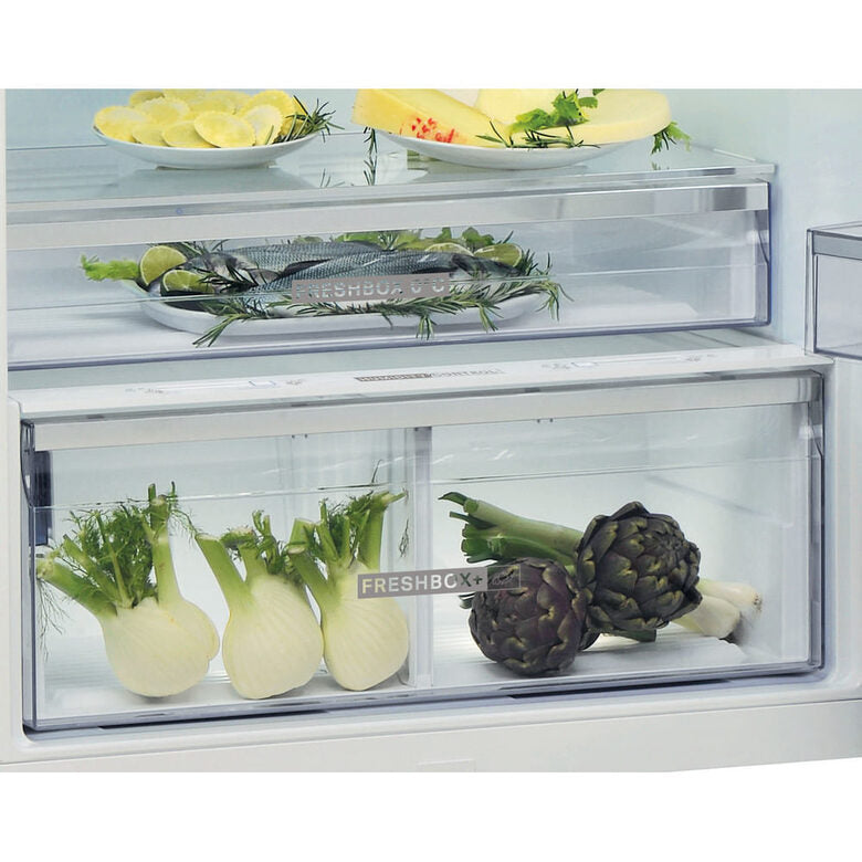 Whirlpool W84TE 72 X 2 frigorifero con congelatore Libera installazione 587 L E Acciaio inossidabile