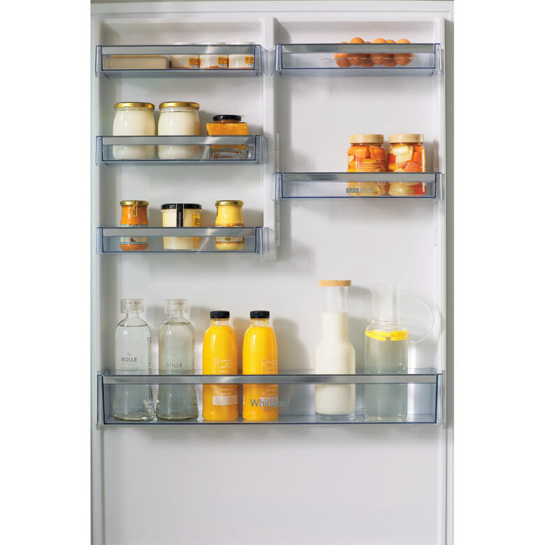 Whirlpool W84TE 72 X 2 frigorifero con congelatore Libera installazione 587 L E Acciaio inossidabile