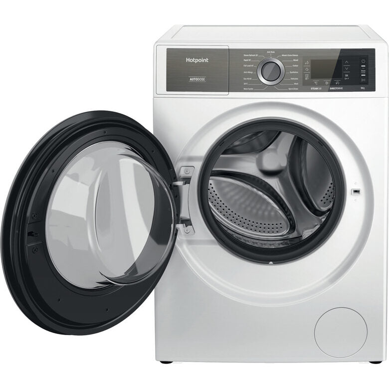 Hotpoint H7 W945WB IT lavatrice Caricamento frontale 9 kg 1400 Giri/min B Bianco