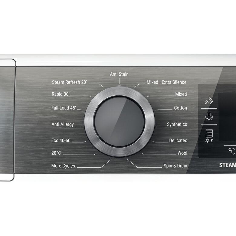 Hotpoint H7 W945WB IT lavatrice Caricamento frontale 9 kg 1400 Giri/min B Bianco