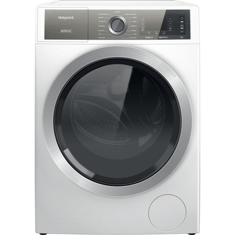 Hotpoint H7 W945WB IT lavatrice Caricamento frontale 9 kg 1400 Giri/min B Bianco