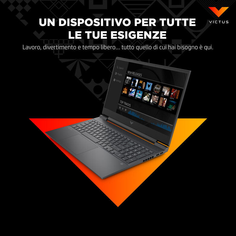 Victus by HP 16-e0021nl AMD Ryzen™ 5 5600H Computer portatile 40,9 cm (16.1") Full HD 16 GB DDR4-SDRAM 512 GB SSD NVIDIA GeForce RTX 3050 Wi-Fi 6 (802.11ax) Windows 11 Home Nero