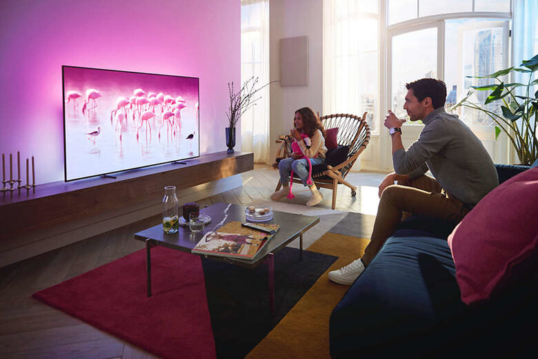 Philips 48OLED806/12 TV 121,9 cm (48") 4K Ultra HD Smart TV Wi-Fi Metallico
