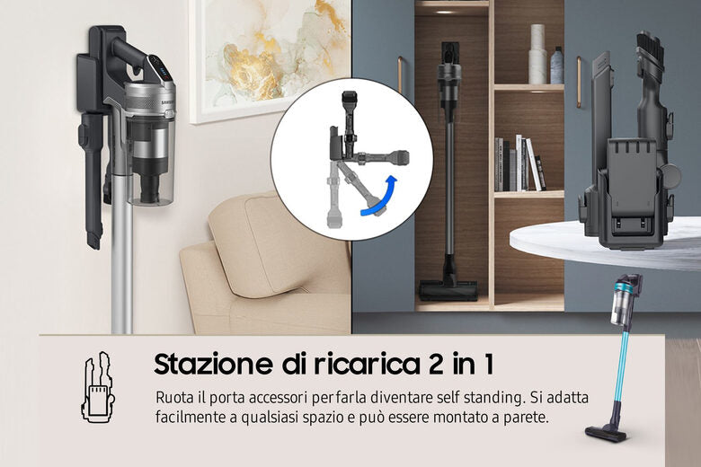 Samsung Aspirapolvere senza filo Jet™ 60 turbo 150W VS15A6031R1