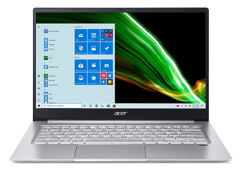 Acer Swift 3 SF314-59-54YL Computer portatile 35,6 cm (14") Full HD Intel® Core™ i5 di undicesima generazione 8 GB DDR4-SDRAM 512 GB SSD Wi-Fi 6 (802.11ax) Windows 10 Home Argento