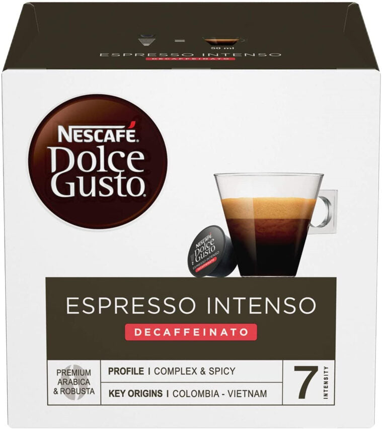 Nescafé Dolce Gusto Espresso Intenso Decaffeinato Capsule caffè Tostatura media 34 pz