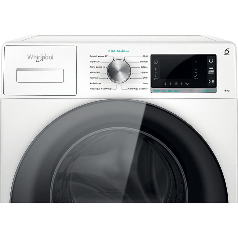 Whirlpool W6 W945WB IT lavatrice Caricamento frontale 9 kg 1400 Giri/min B Bianco