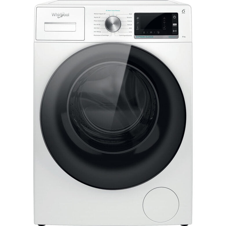 Whirlpool W6 W945WB IT lavatrice Caricamento frontale 9 kg 1400 Giri/min B Bianco