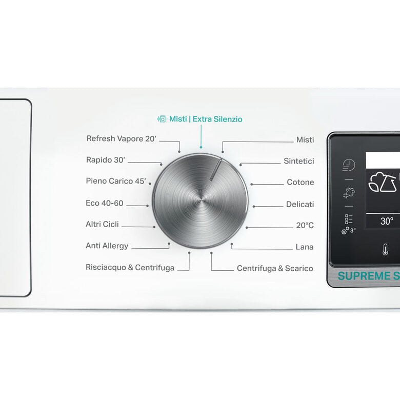 Whirlpool W6 W945WB IT lavatrice Caricamento frontale 9 kg 1400 Giri/min B Bianco