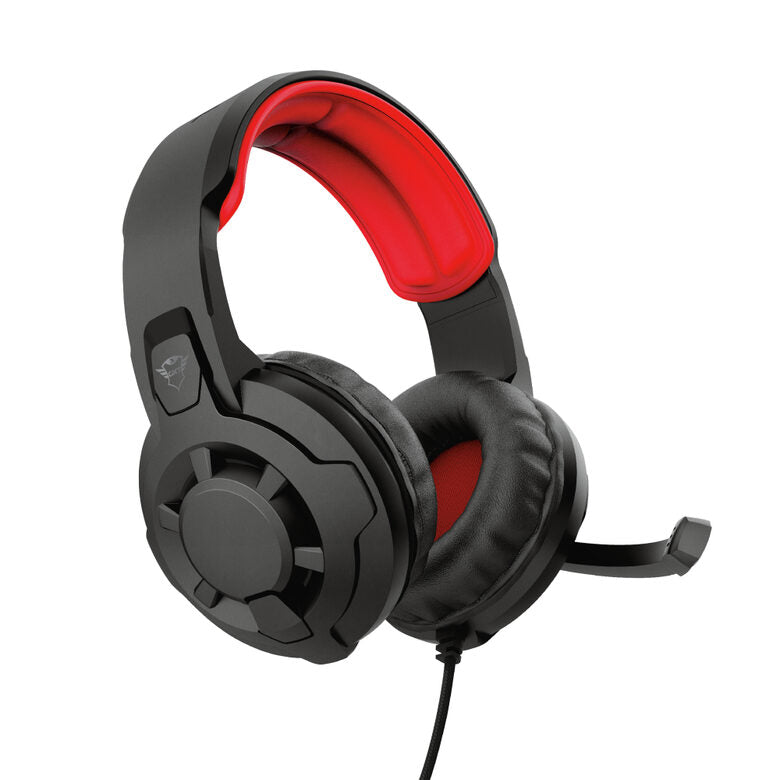 Trust GXT 411 Radius Auricolare Cablato A Padiglione Giocare Nero, Rosso