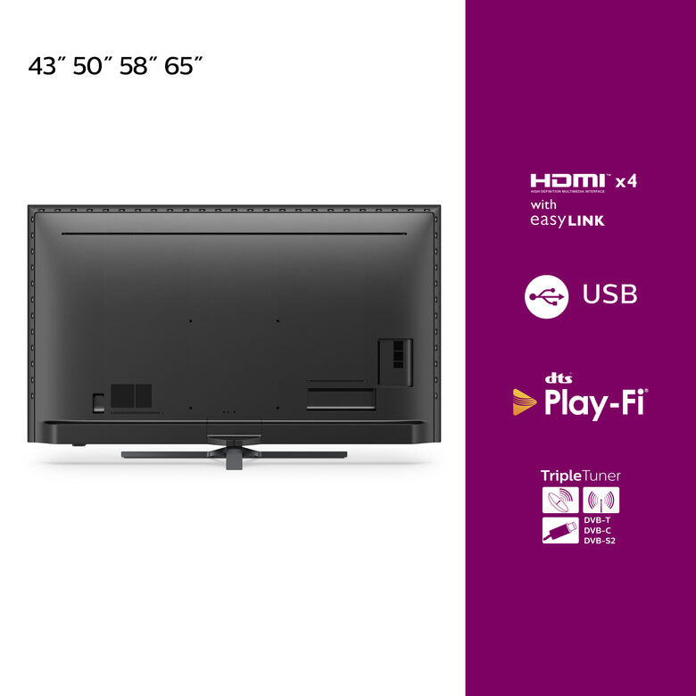 Philips Performance 43PUS8556 109,2 cm (43") 4K Ultra HD Wi-Fi Antracite