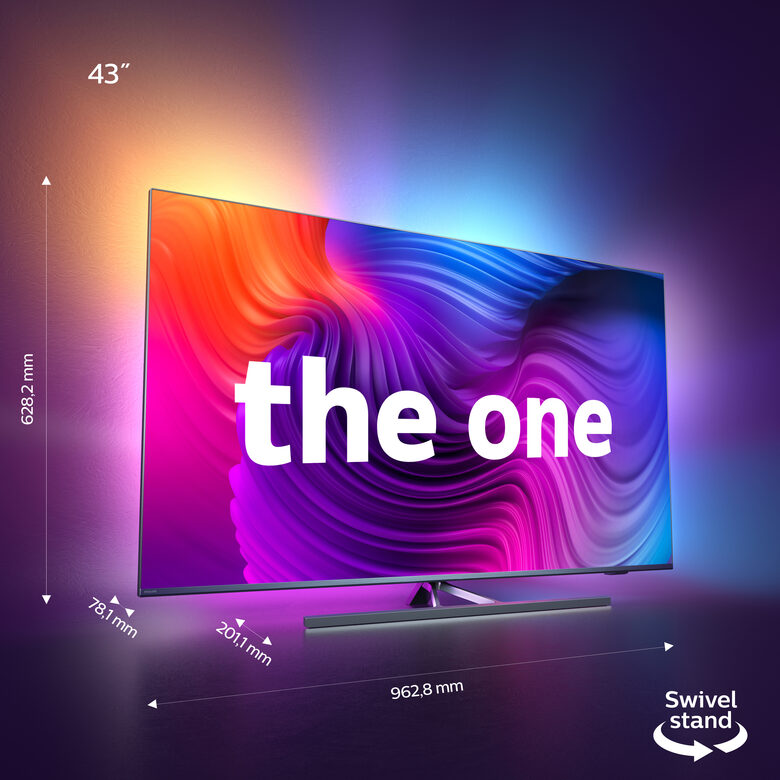 Philips Performance 43PUS8556 109,2 cm (43") 4K Ultra HD Wi-Fi Antracite