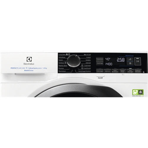 Electrolux EW8F296BQ lavatrice Caricamento frontale 9 kg 1551 Giri/min A Bianco